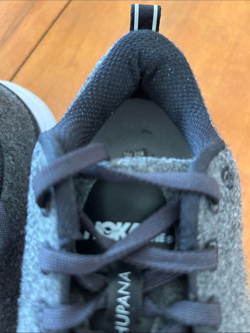 HOKA ONE ONE Hupana Wool Gray Running Walking Shoes Women’s US 8 - Picture 12 of 12